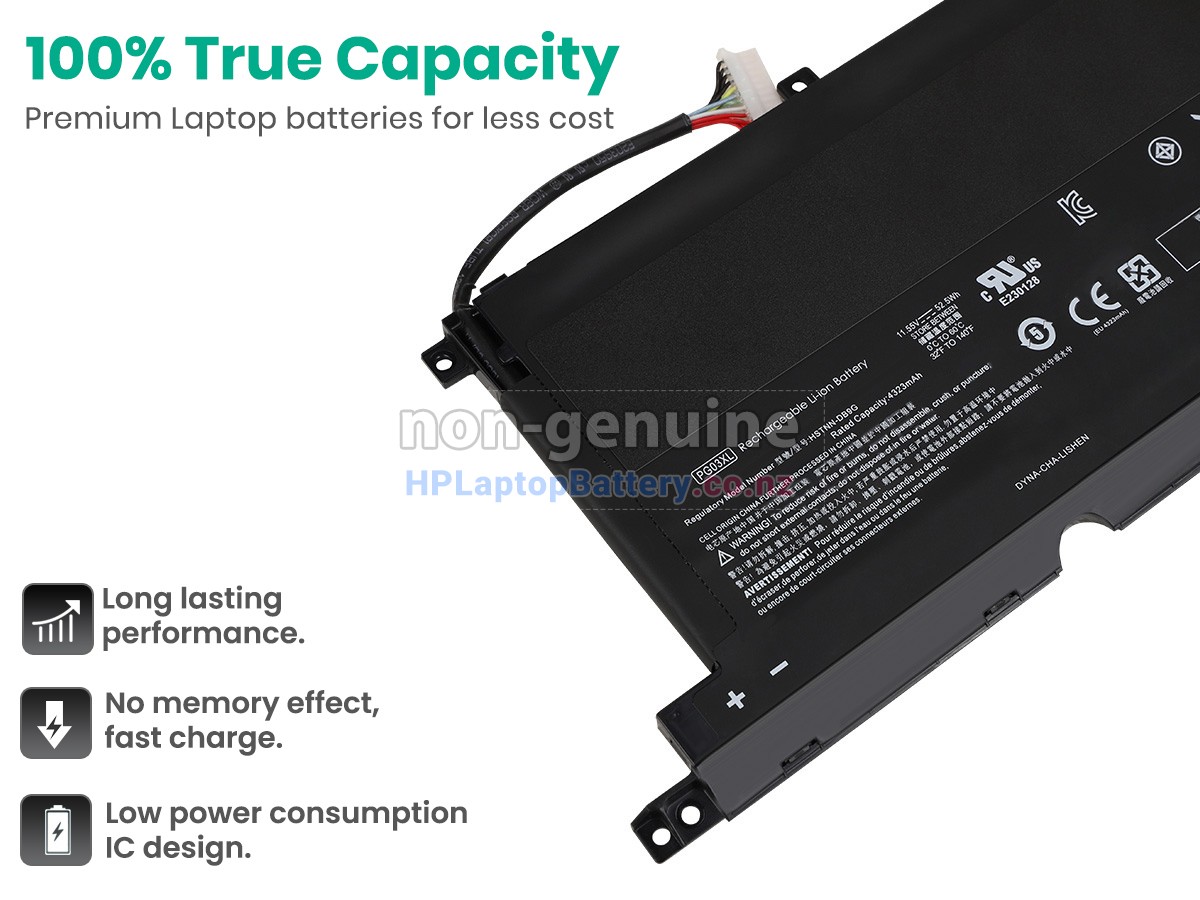 replacement HP PG03 battery