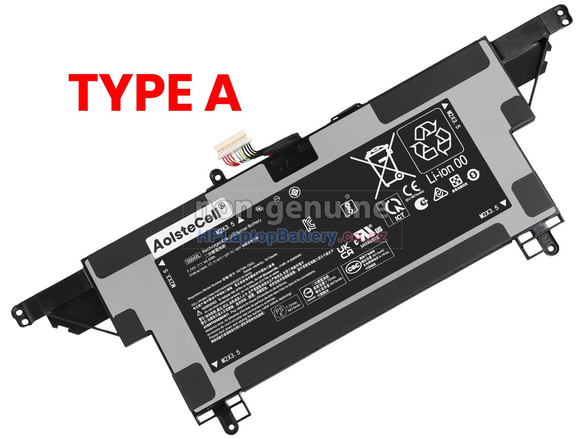 replacement HP Elite DRAGONFLY 13.5 INCH G3 (4J043AV)-6E4Y1PA battery